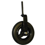 Bass Wheel, solid rubber tire, 1/2