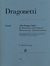Load image into Gallery viewer, Dragonetti, D. - The 'Famous Solo' for Double Bass and Orchestra - Quantum Bass Market