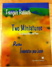 Load image into Gallery viewer, Rabbath, Francois - Two Miniatures for Double bass and Piano - Quantum Bass Market