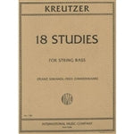 Kreutzer 18 Studies for String Bass - Quantum Bass Market