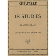 Load image into Gallery viewer, Kreutzer 18 Studies for String Bass - Quantum Bass Market