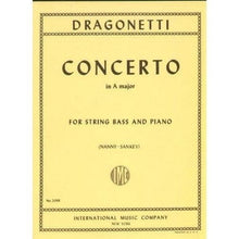Load image into Gallery viewer, Dragonetti, D. - Concerto in A, for Double Bass (solo tuning) - Quantum Bass Market