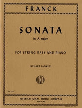 Load image into Gallery viewer, Franck, C. - Sonata in A for String Bass and Piano - Quantum Bass Market