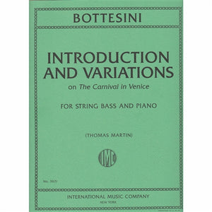 Bottesini, G. - Introductions and Variations on 'Carnival in Venice' - Quantum Bass Market