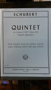 Schubert - Quintet in A Major, D. 667 (Opus 114) "Trout Quintet" - Quantum Bass Market