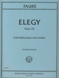 Faure' Elegy for String Bass and Piano (Homer Mensch) - Quantum Bass Market