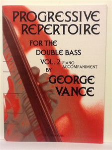 Vance, George - Progressive Repertoire Vol 2 piano accompaniment - Quantum Bass Market