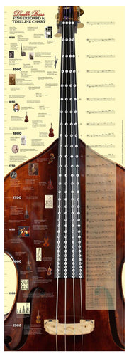 Double Bass Fingerboard Chart - discounted for slight imperfection
