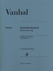 Vanhal, J.B. - Double Bass Concerto - Henle Edition - Quantum Bass Market