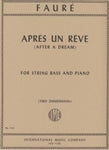 Faure', G. - Apres un Reve for String Bass and Piano - Quantum Bass Market