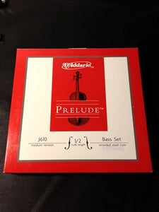 D'Addario Prelude Upright Double Bass String Set, 1/2 Size - Quantum Bass Market