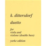 Dittersdorf, K.D. von - Duetto for viola and double bass - Quantum Bass Market