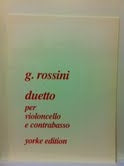 Rossini - duetto per violoncello e contrabbasso - Quantum Bass Market